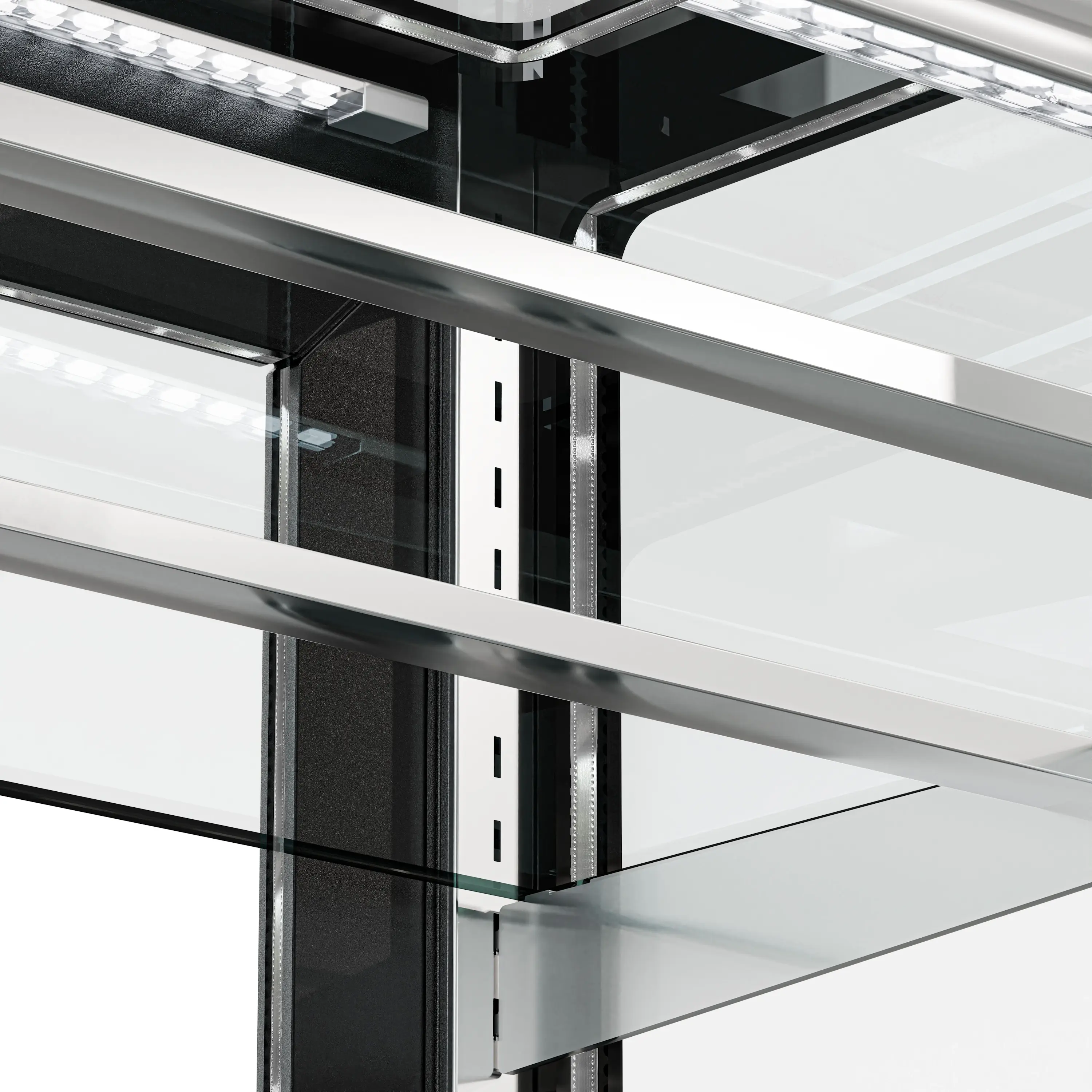 Кондитерская холодильная витрина GGM Gastro Madrid KTGSF207SM (Black) - 5
