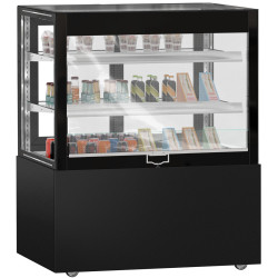 Vitrina frigorifica de patiserie GGM Gastro Madrid KTVOG107SM (Black) Thumb
