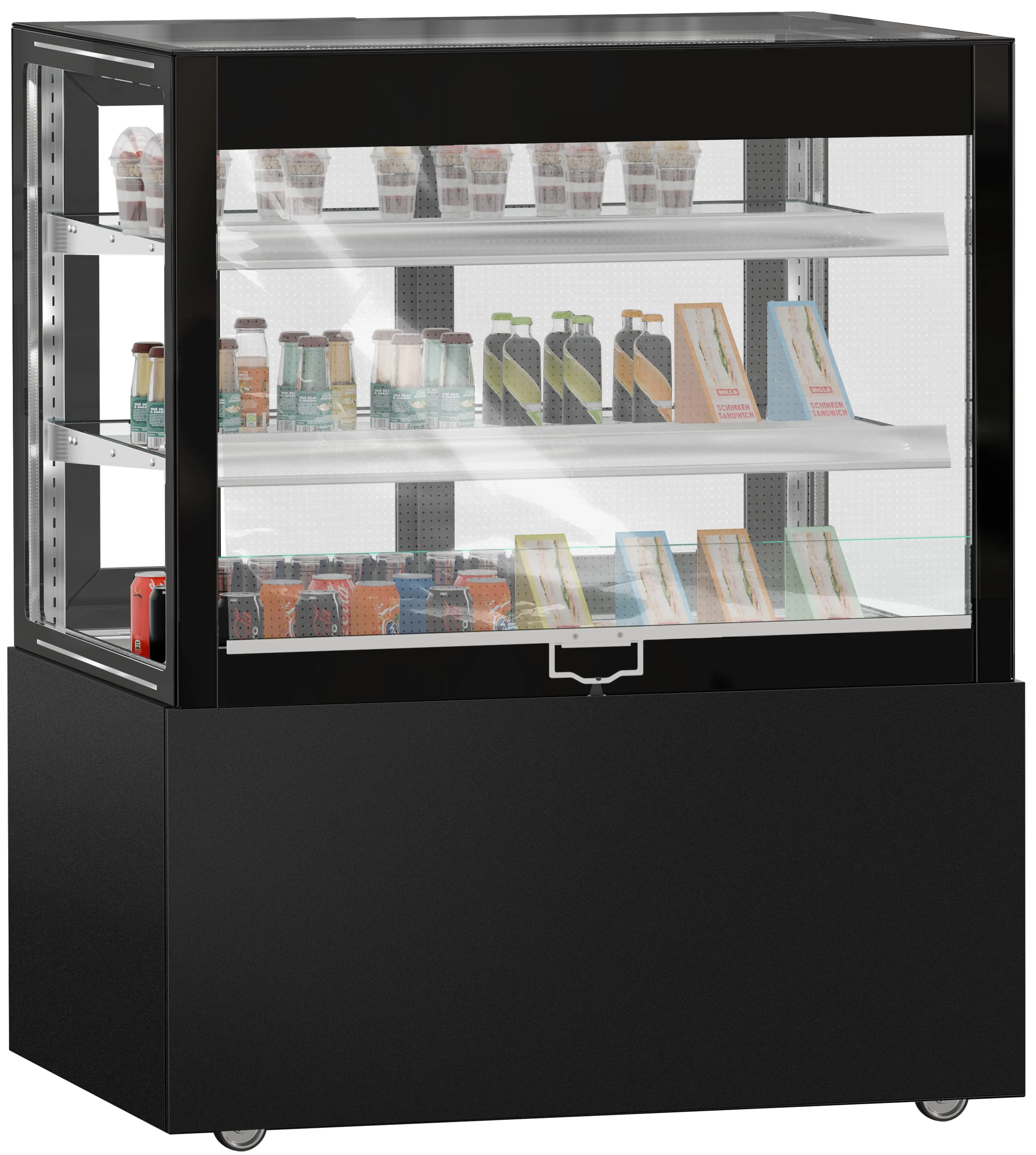 Vitrina frigorifica de patiserie GGM Gastro Madrid KTVOG107SM (Black) - 2