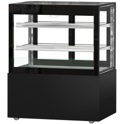 Vitrina frigorifica de patiserie GGM Gastro Madrid KTVOG107SM (Black) Thumb