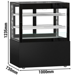Vitrina frigorifica de patiserie GGM Gastro Madrid KTVOG107SM (Black) Thumb