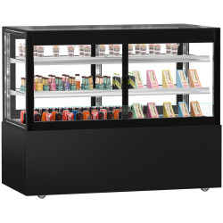 Vitrina frigorifica de patiserie GGM Gastro Madrid KTVOG157SM (Black)