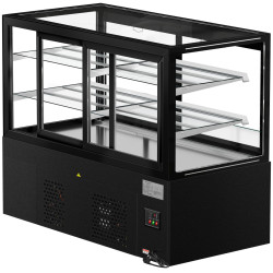 Vitrina frigorifica de patiserie GGM Gastro Madrid KTVOG157SM (Black) Thumb