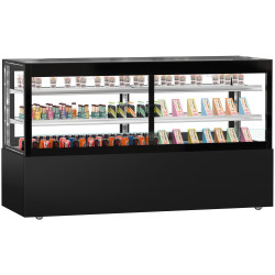 Vitrina frigorifica de patiserie GGM Gastro Madrid KTVOG207SM (Black)