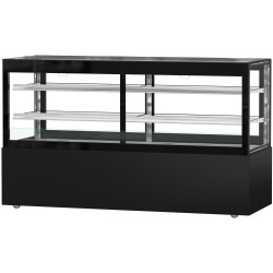 Vitrina frigorifica de patiserie GGM Gastro Madrid KTVOG207SM (Black) Thumb