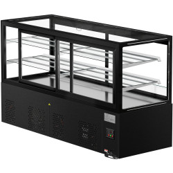 Vitrina frigorifica de patiserie GGM Gastro Madrid KTVOG207SM (Black) Thumb