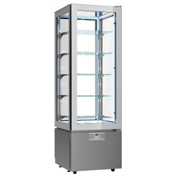 Кондитерская холодильная витрина GGM Gastro PKVS324 (Silver) Thumb