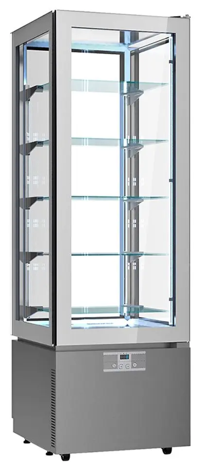 Кондитерская холодильная витрина GGM Gastro PKVS324 (Silver) - 2