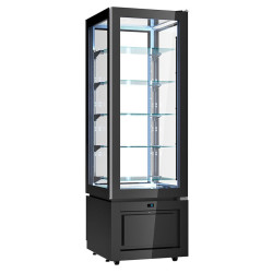 Кондитерская холодильная витрина GGM Gastro PKVS324S (Black) Thumb