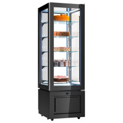 Кондитерская холодильная витрина GGM Gastro PKVS324S (Black)