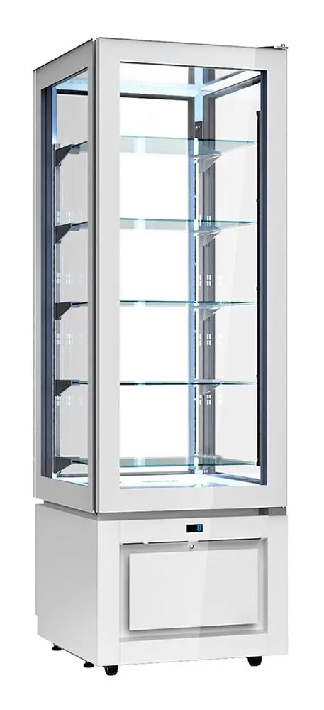 Кондитерская холодильная витрина GGM Gastro PKVS324W (White) - 2