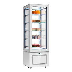 Кондитерская холодильная витрина GGM Gastro PKVS324W (White)