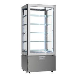 Кондитерская холодильная витрина GGM Gastro PKVS457 (Silver) Thumb