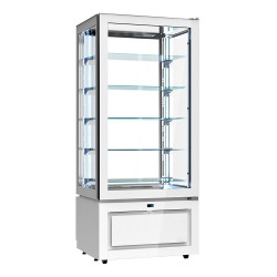 Кондитерская холодильная витрина GGM Gastro PKVS457W (White) Thumb