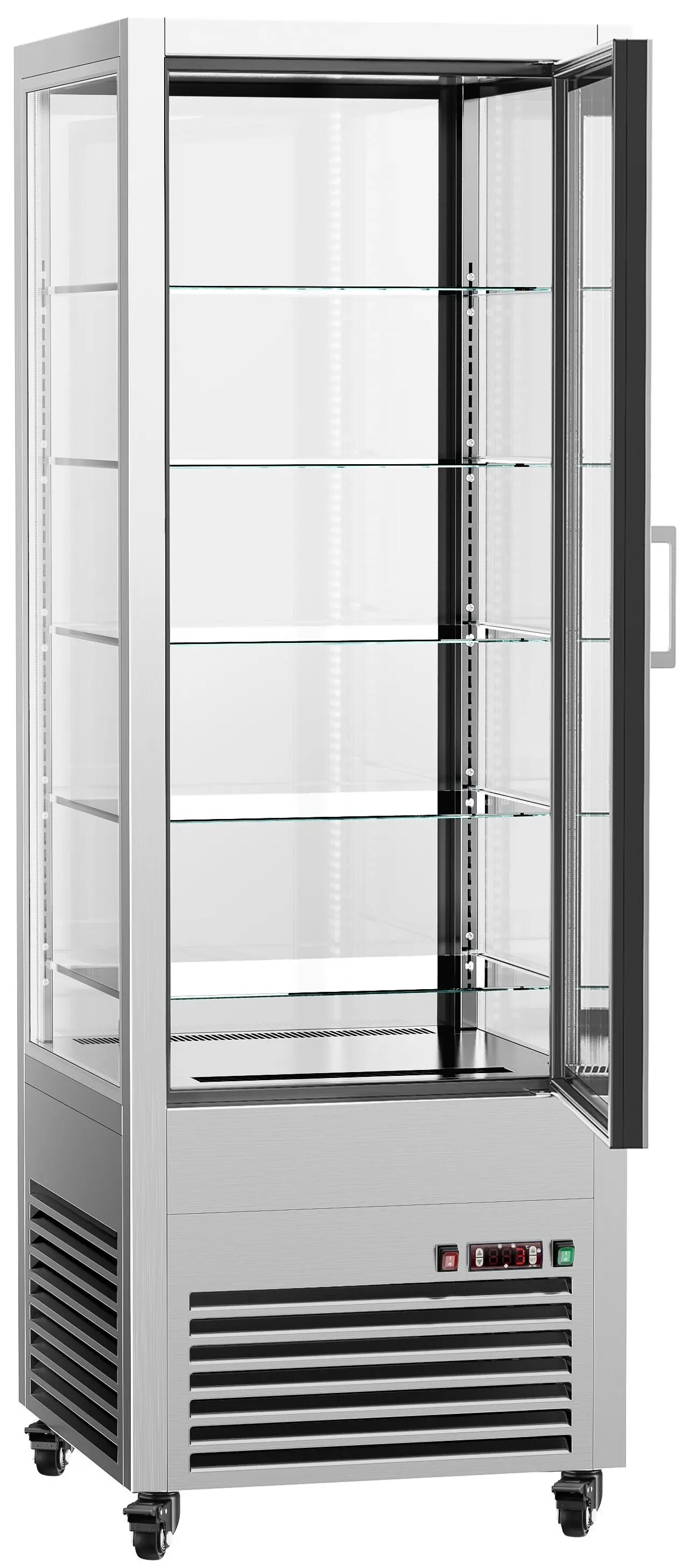 Vitrina frigorifica de patiserie GGM Gastro PVH550E3N (Silver) - 3