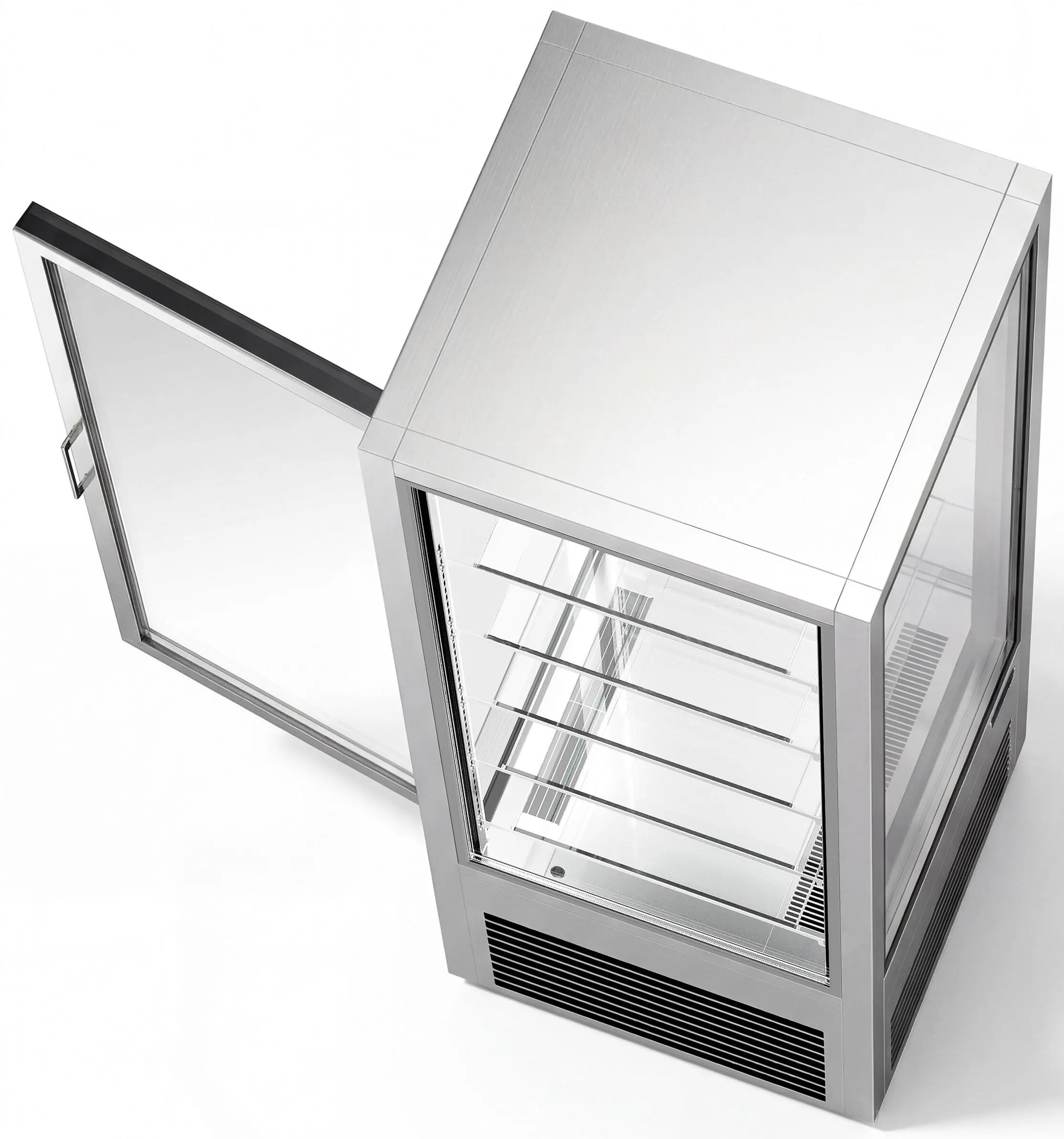 Vitrina frigorifica de patiserie GGM Gastro PVH550E3N (Silver) - 4