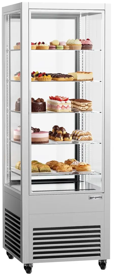 Vitrina frigorifica de patiserie GGM Gastro PVH550E3N (Silver)