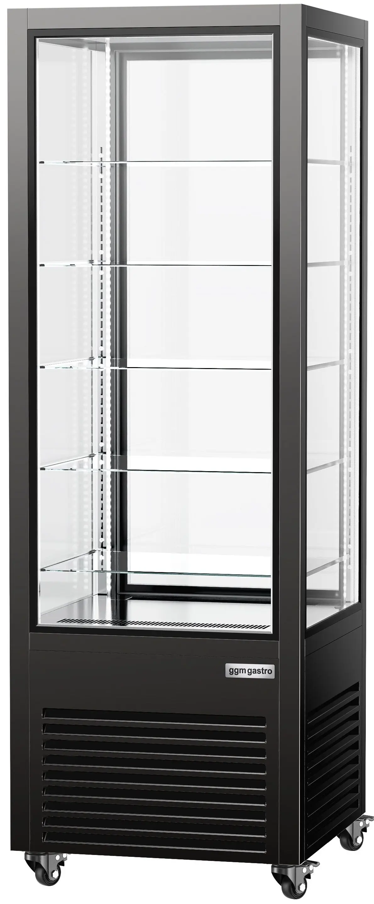 Vitrina frigorifica de patiserie GGM Gastro PVH550S3N (Black) - 3