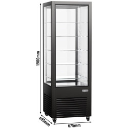 Vitrina frigorifica de patiserie GGM Gastro PVH550S3N (Black) Thumb
