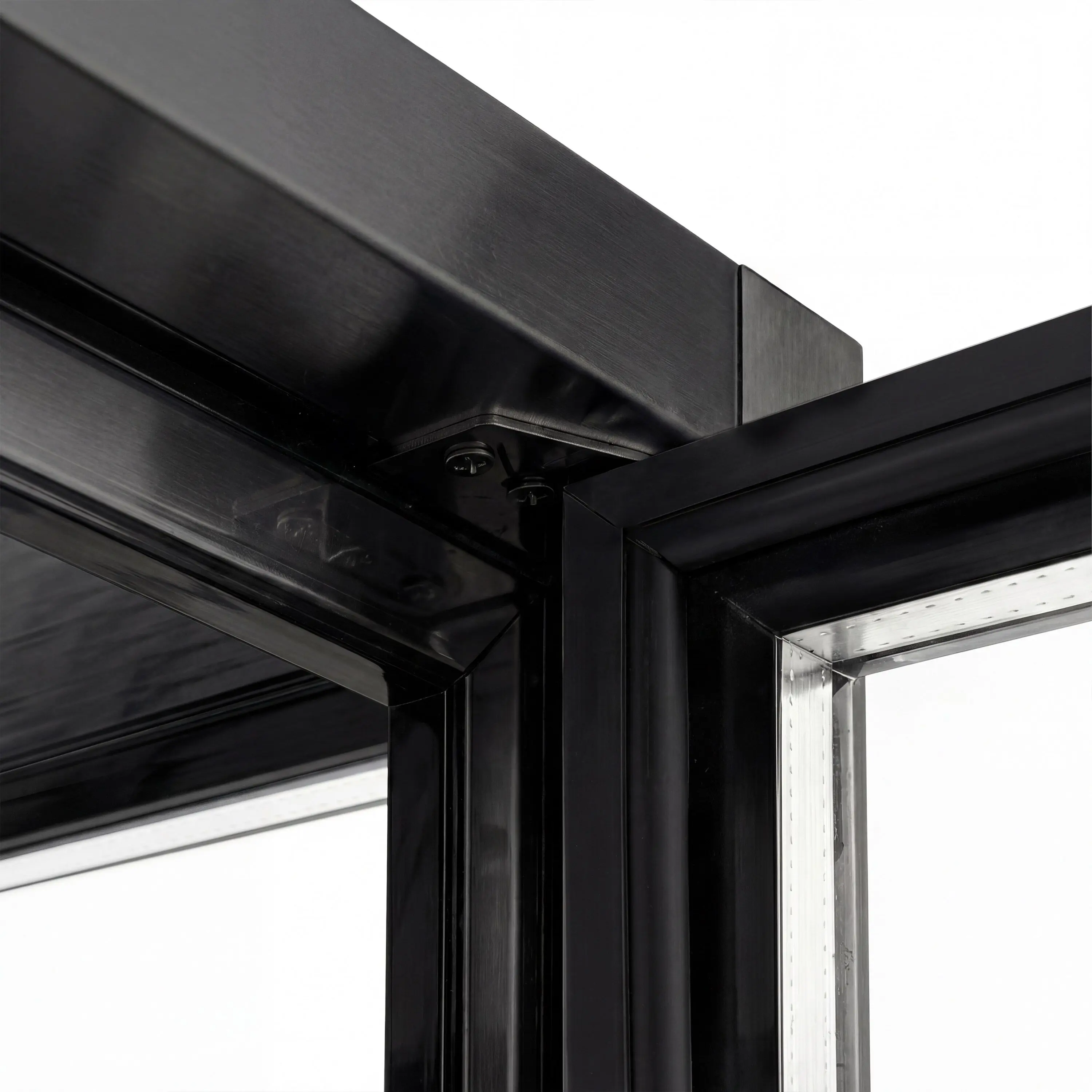 Кондитерская холодильная витрина GGM Gastro PVH550S3T2N (Black) - 7
