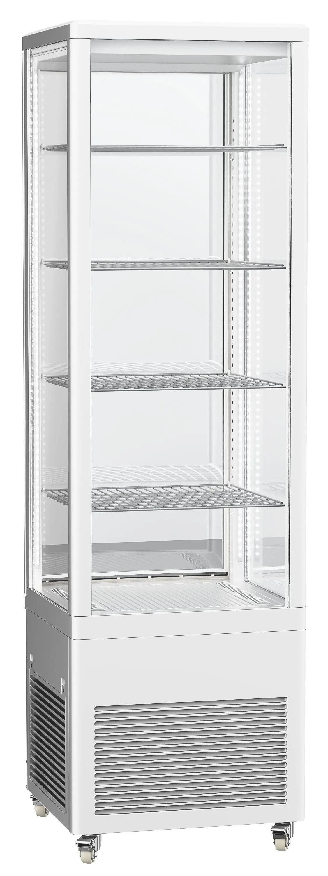 Кондитерская холодильная витрина GGM Gastro PVNR235N (White) - 2