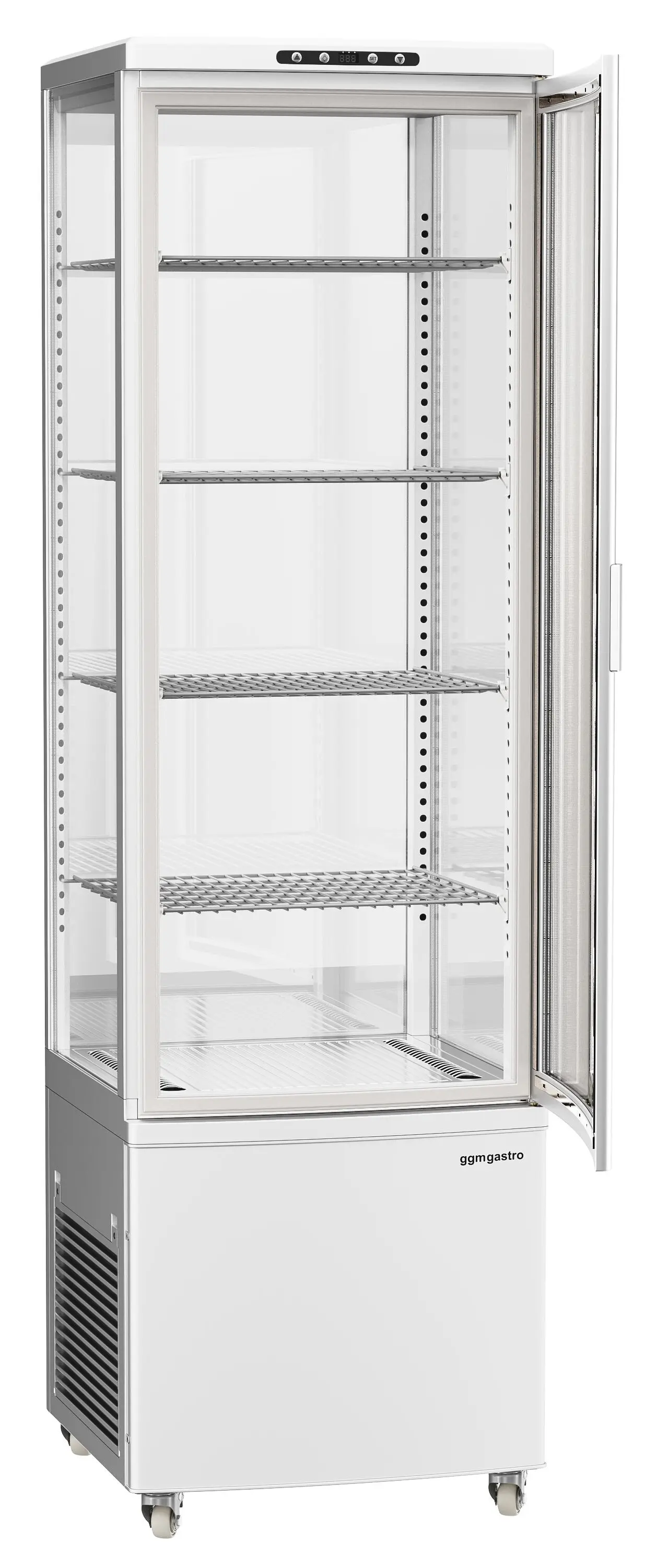 Кондитерская холодильная витрина GGM Gastro PVNR235N (White) - 3