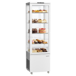 Кондитерская холодильная витрина GGM Gastro PVNR235N (White)