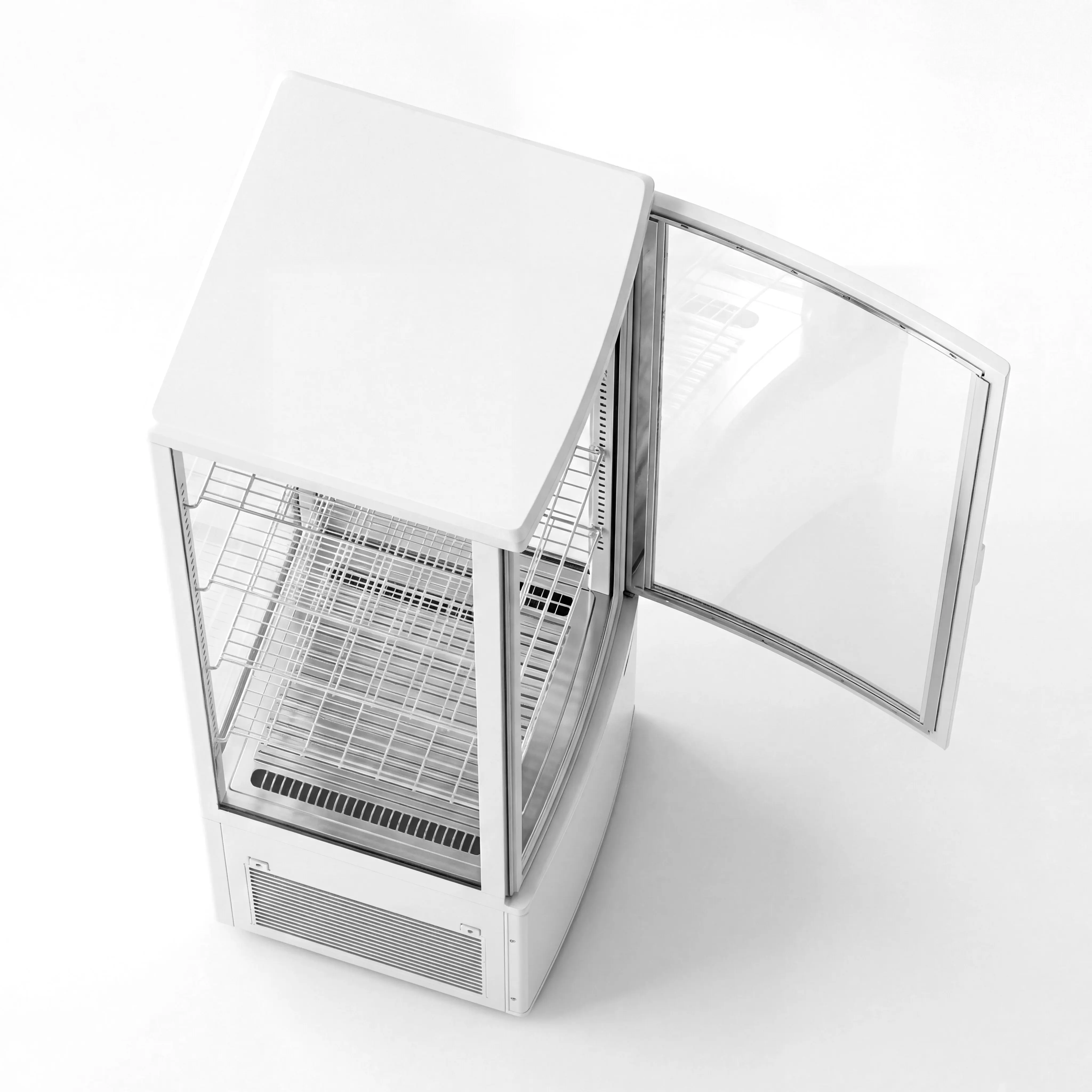Кондитерская холодильная витрина GGM Gastro PVNR235N (White) - 4