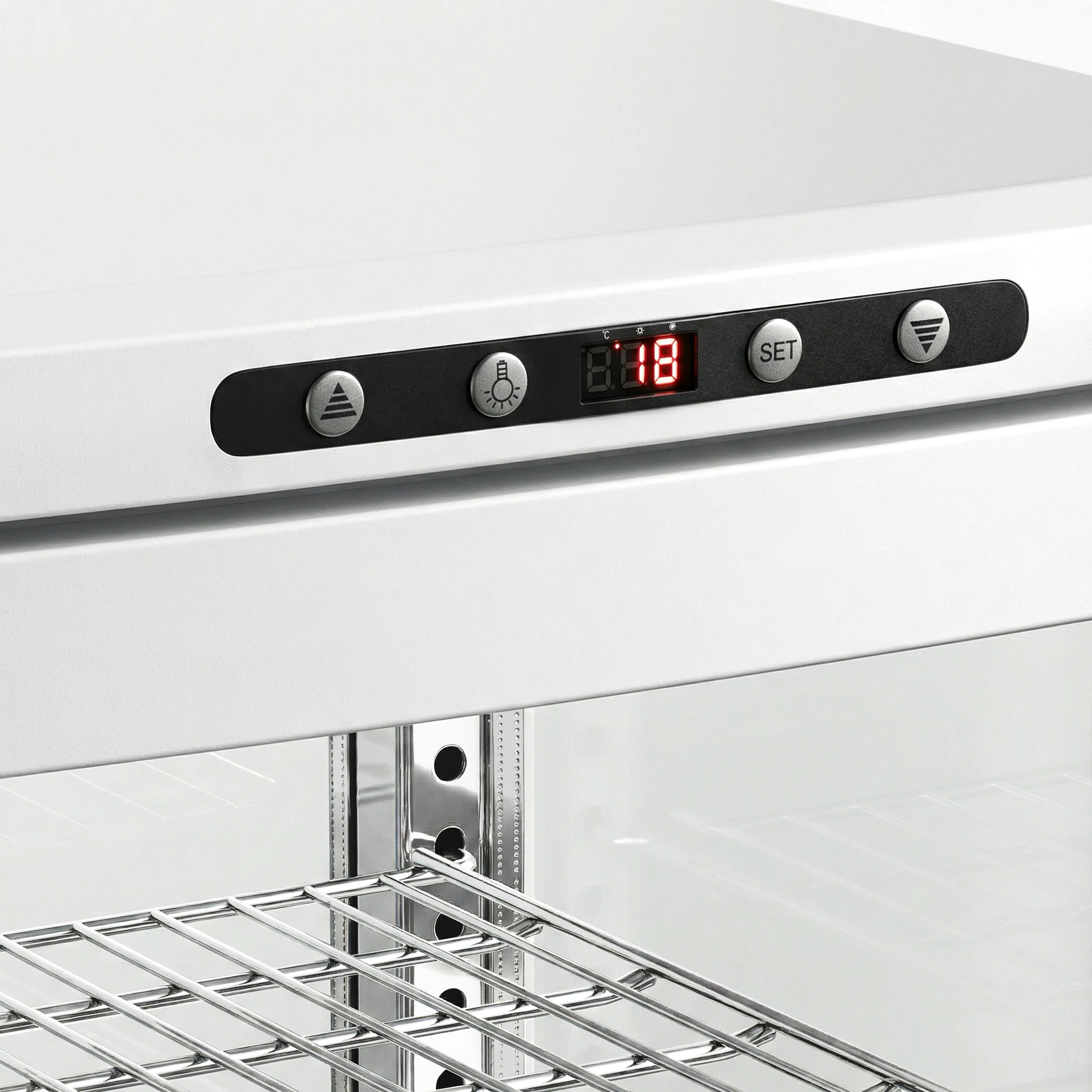Кондитерская холодильная витрина GGM Gastro PVNR235N (White) - 5