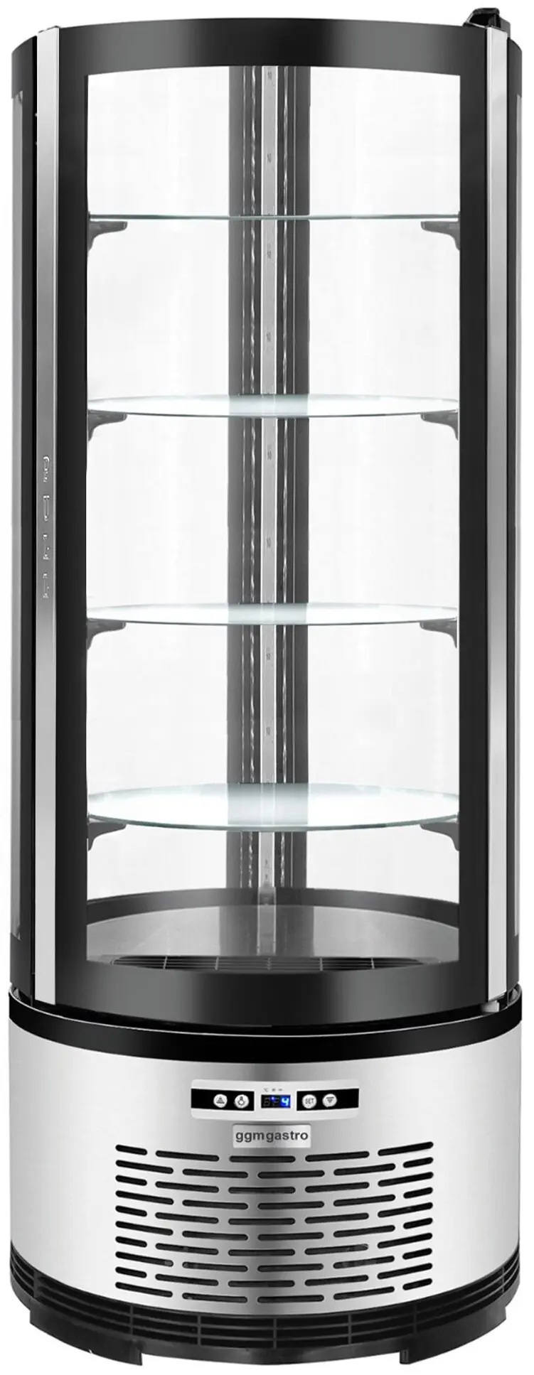 Vitrina frigorifica de patiserie GGM Gastro PVNR400R (Black/Inox) - 2