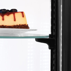 Vitrina frigorifica de patiserie GGM Gastro PVNR400R (Black/Inox) Thumb