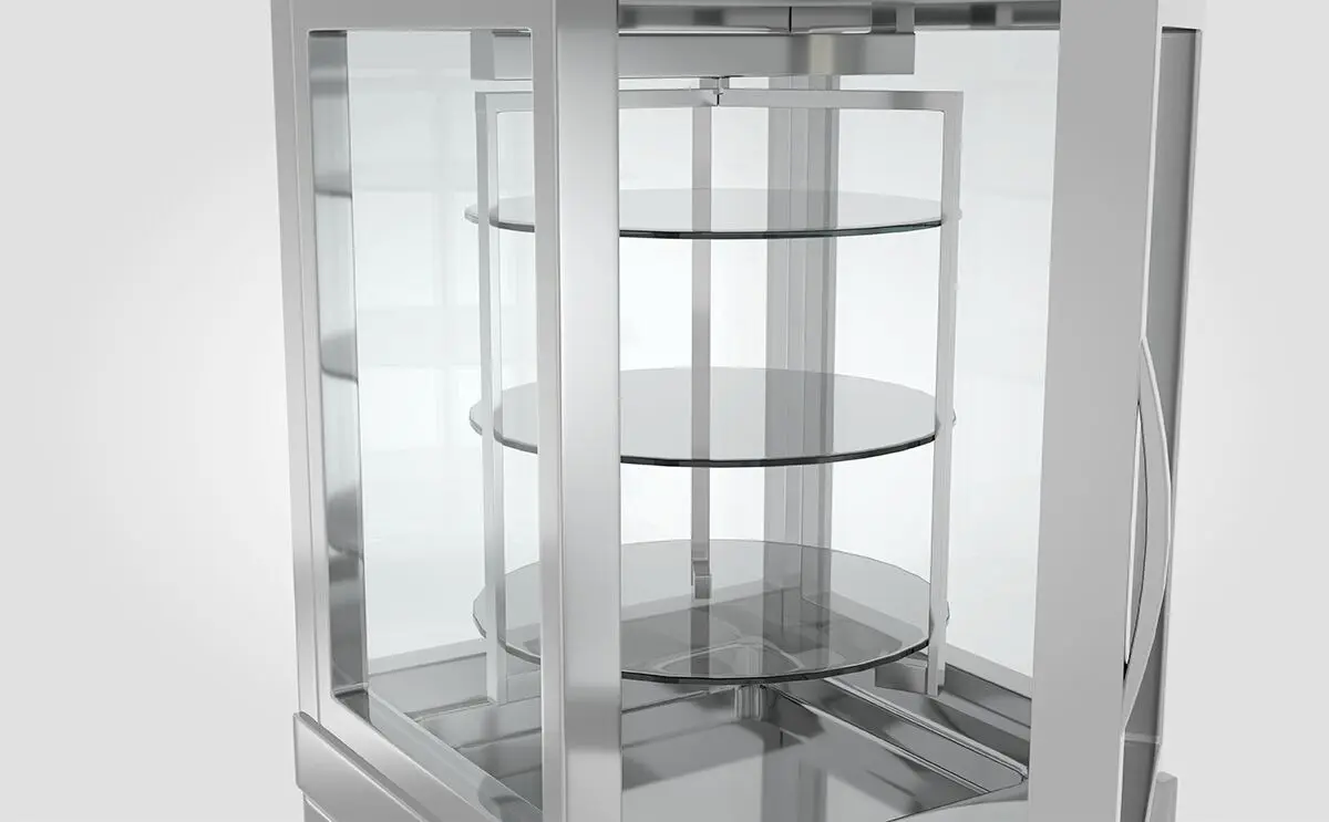 Vitrina frigorifica de patiserie GGM Gastro PVT250-R (Silver) - 3