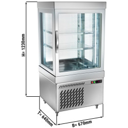 Vitrina frigorifica de patiserie GGM Gastro PVT250 (Silver) Thumb