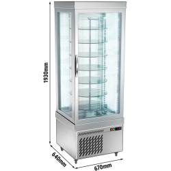 Vitrina frigorifica de patiserie GGM Gastro PVT450-R (Inox) Thumb