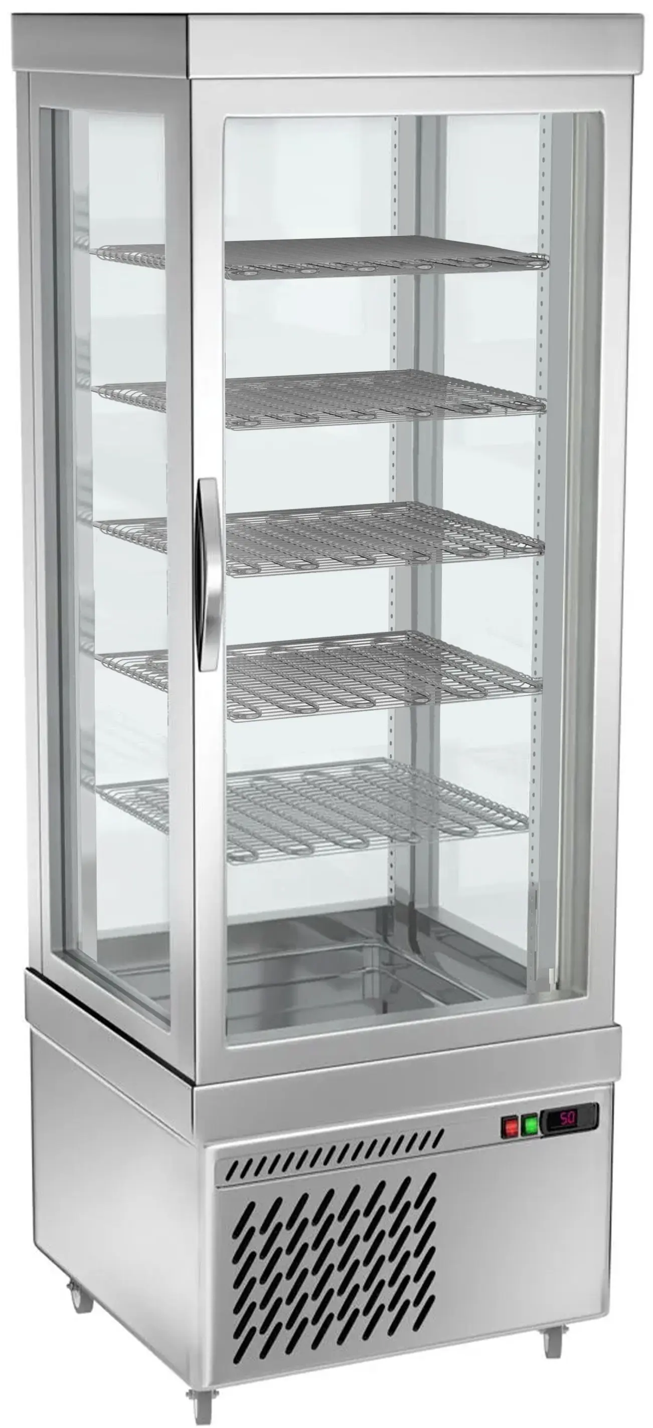 Vitrina frigorifica de patiserie GGM Gastro PVT450 (Silver) - 2