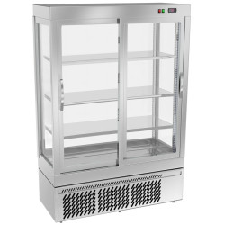 Кондитерская холодильная витрина GGM Gastro PVT855 (Silver) Thumb