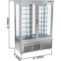 Vitrina frigorifica de patiserie GGM Gastro PVT900-R (Silver) Thumb