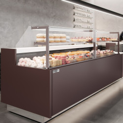 Vitrina frigorifica de patiserie GGM Gastro Riga KUI171-M (Brown) Thumb