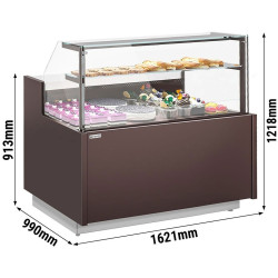 Vitrina frigorifica de patiserie GGM Gastro Riga KUI171-M (Brown) Thumb