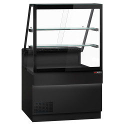 Кондитерская холодильная витрина GGM Gastro Toronto KTE100-S (Black) Thumb