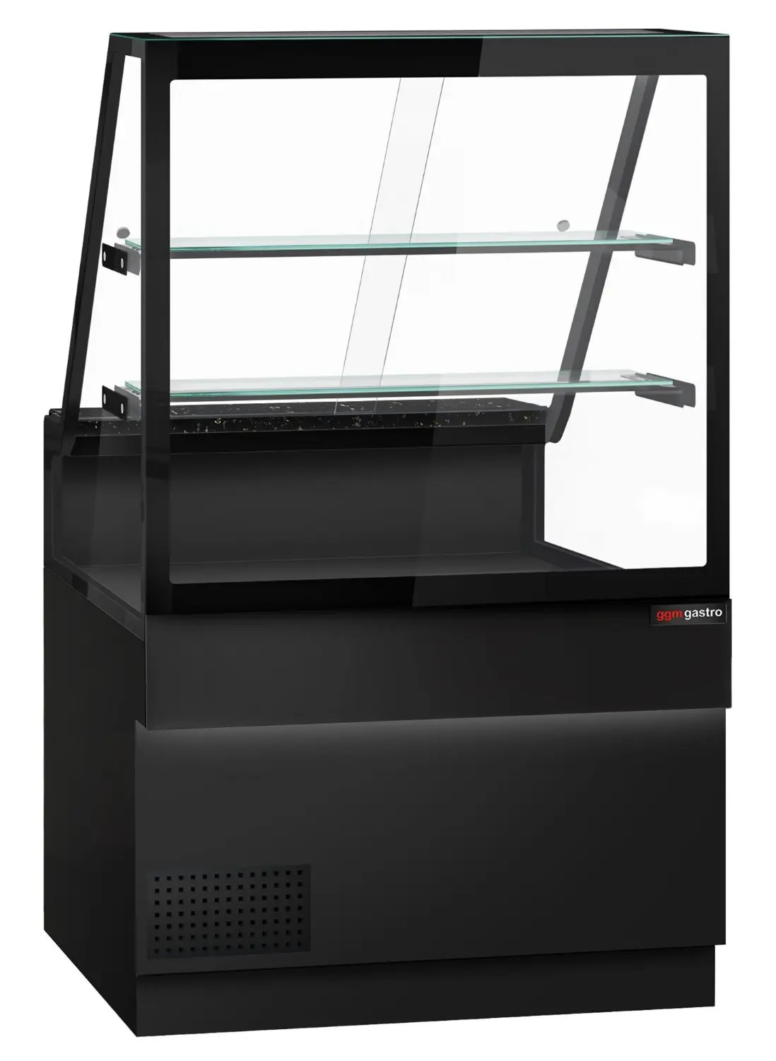 Кондитерская холодильная витрина GGM Gastro Toronto KTE100-S (Black) - 2