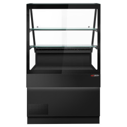 Кондитерская холодильная витрина GGM Gastro Toronto KTE100-S (Black) Thumb
