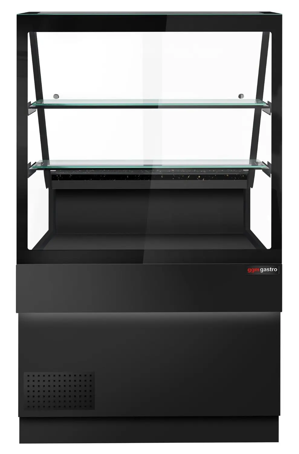 Кондитерская холодильная витрина GGM Gastro Toronto KTE100-S (Black) - 3