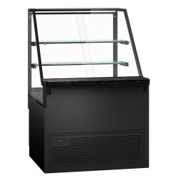 Кондитерская холодильная витрина GGM Gastro Toronto KTE100-S (Black) Thumb