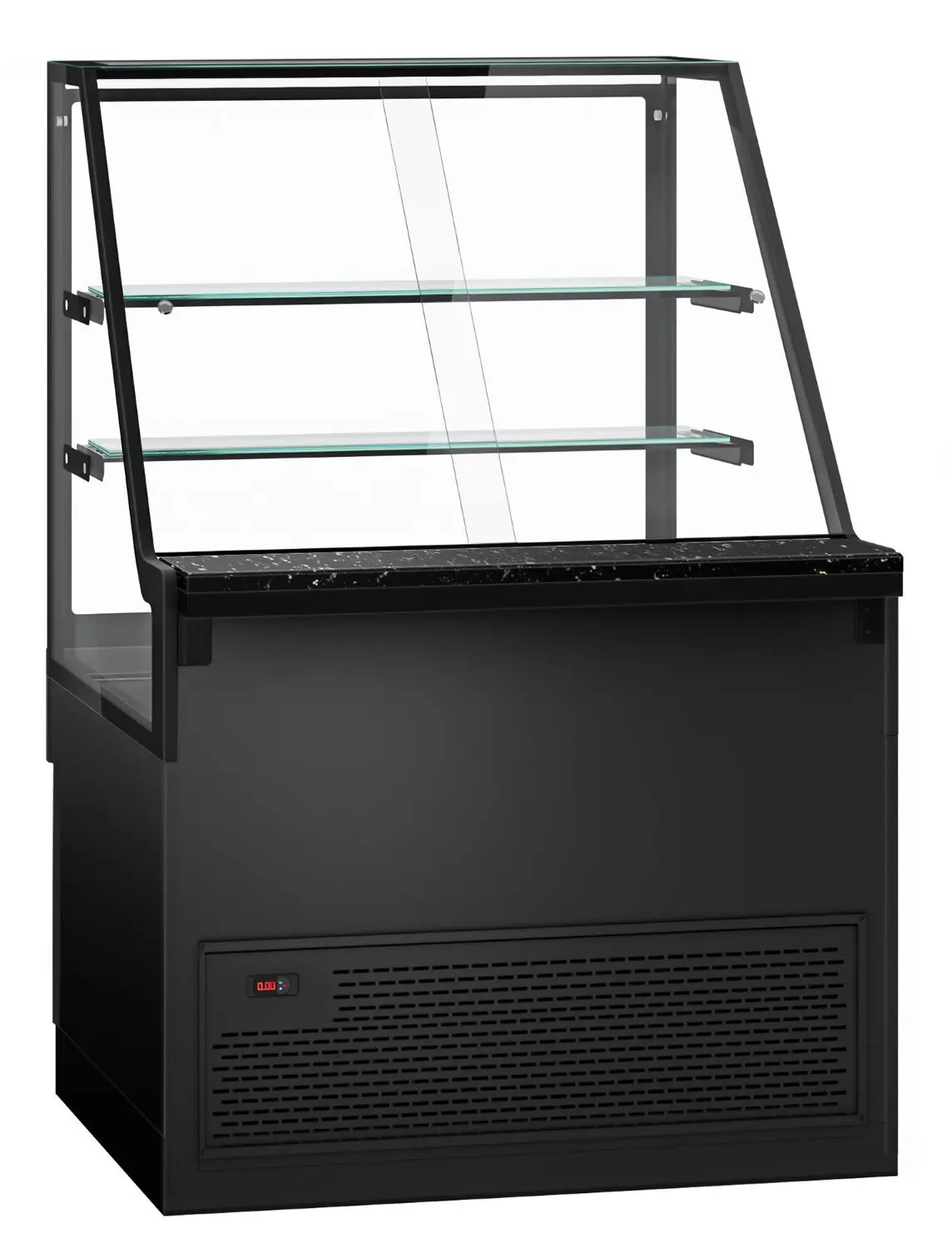 Кондитерская холодильная витрина GGM Gastro Toronto KTE100-S (Black) - 4