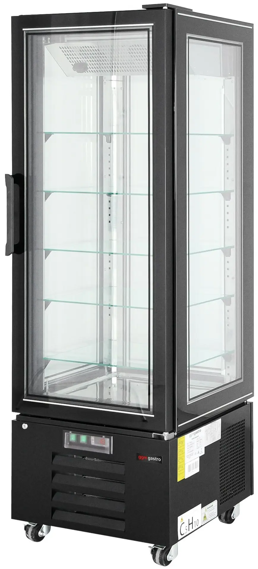 Vitrina congelator de patiserie GGM Gastro PTKVH340 (Black) - 3