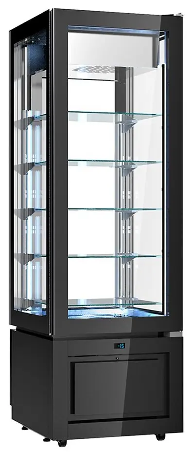 Кондитерская морозильная витрина GGM Gastro PTKVS324S (Black) - 2