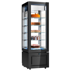 Кондитерская морозильная витрина GGM Gastro PTKVS324S (Black)