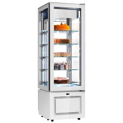 Кондитерская морозильная витрина GGM Gastro PTKVS324W (White)