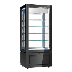 Кондитерская морозильная витрина GGM Gastro PTKVS457S (Black) Thumb